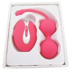 Pink Kegel Exercise Weight Double-Ball Gadget Women Toy