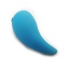 Light Blue Wheel Kiss Egg Bullet Vibrator Women Toy