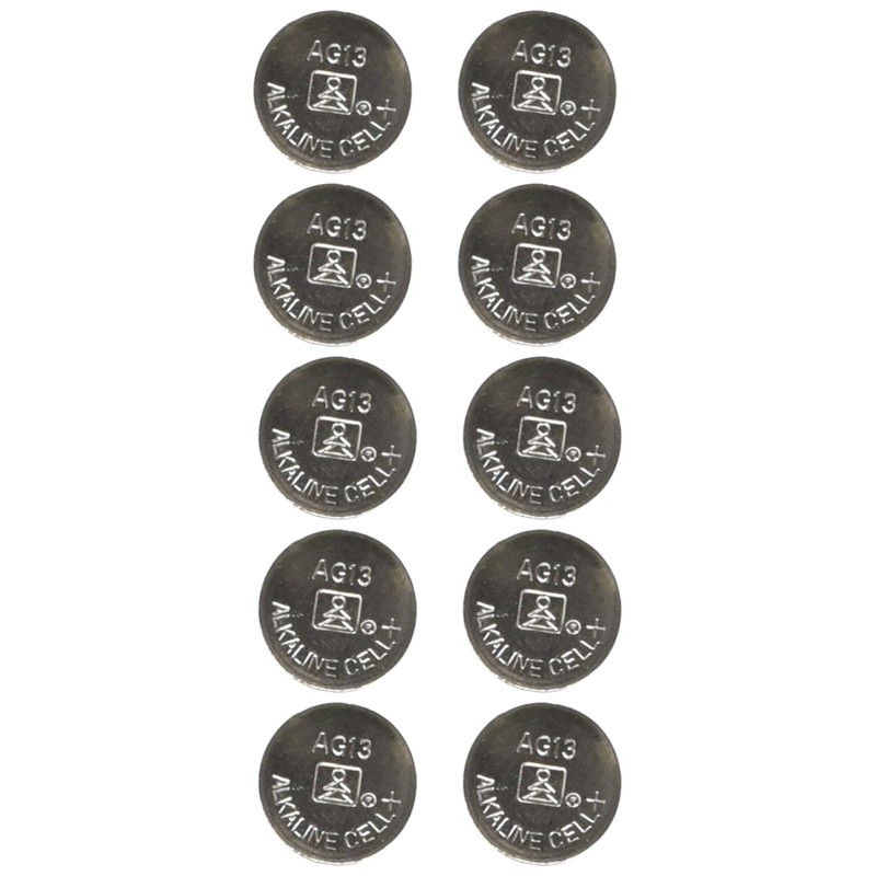10 per pack AG13 LR44H 357A 1.5V Alkaline batteries