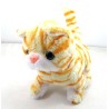 Walking, Moving, Sounding, Tail Curling Plush Baby Toy Mini Cat Random Color