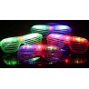 12 Piece High Quality Slotted & Shutter Shades Light Up Unisex Flashing Glasses For Adults & Children- With Push On/Off Button f