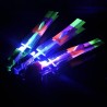 5/pk Led Light Up Glowing Slingshot Helicopter Flashing Bright Lights