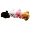 One Walking Dog Toy Plastic Wagging Tail Puppy Affenpinscher Maltese Bichon Frise With Sounds Furry Cute in Random Color