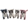 Walking Dog Toy Wagging Tail Puppy Siberian Husky With Sounds Furry Cute in Random Color
