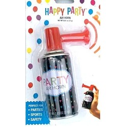 EXFRESH Happy Party Air Horn (0.81oz) for Parties, Special Events, Sports, Safety, Games, Graduation, Boating, and More