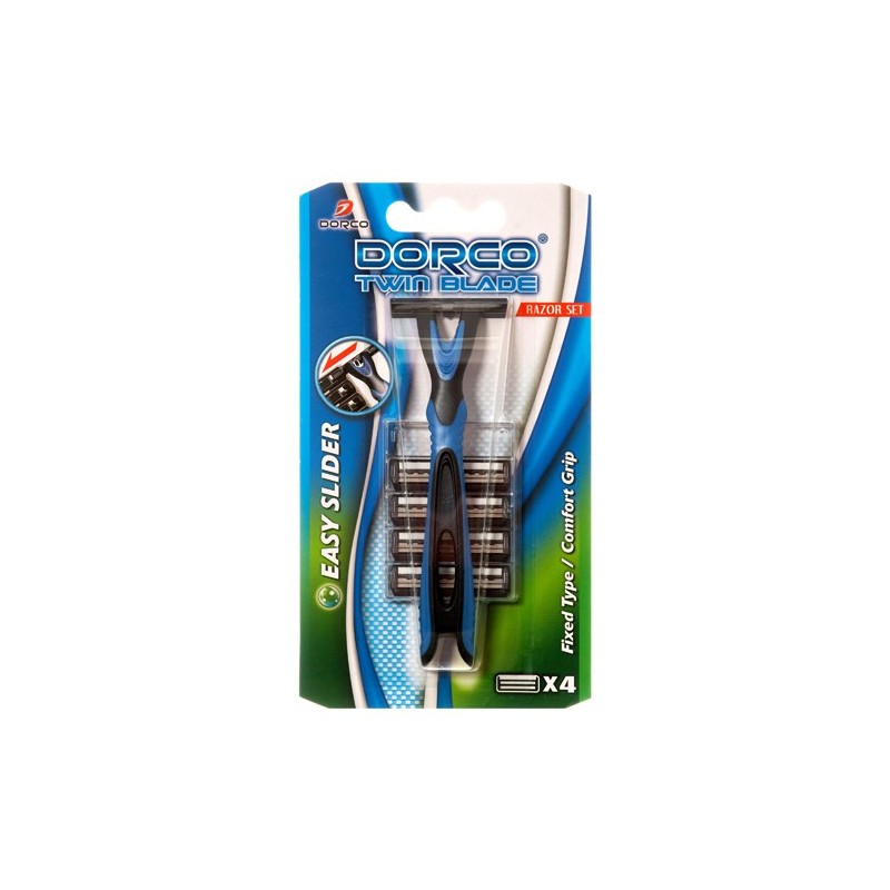 Dorco Twin Blade Easy Slider Razor Set