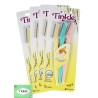 4 pack of 3/pk Tinkle eyebrow razor