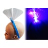 12/pk Fiber-Optic LED Flashing Headband 12 Headbands Assorted Colors Party Event