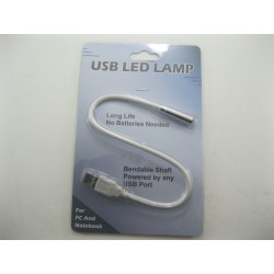 White USB Flexible Led Light Lamp Laptop Notebook Portable Bright PC Computer