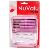 Portable 7 Pcs Nails Manicure set in Pink Pouch Wallet