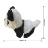 Plush Walking Sounding Black and White Panda Bear Toy with Soft Micro-Fiber Cover