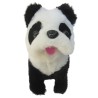 Plush Walking Sounding Black and White Panda Bear Toy with Soft Micro-Fiber Cover