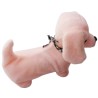 Batteries Operated Walking, Sounding, Tail Wiggling Toy Sausages Dog Puppy Figure for Children in Random Color