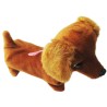 Batteries Operated Walking, Sounding, Tail Wiggling Toy Sausages Dog Puppy Figure for Children in Random Color