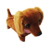 Batteries Operated Walking, Sounding, Tail Wiggling Toy Sausages Dog Puppy Figure for Children in Random Color