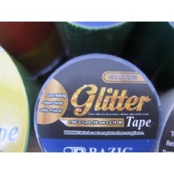 18 Roll Variety Pack of Glitters and Solid Colors Duct Tape. 12 Assorted Solid Color:1.89"x 10 Yards, Glitter: 1.89"x3 Yards.