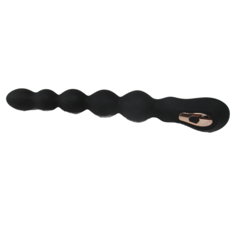 Black Silicone Extra Long Anal Bead Beads Waterproof Vibert Toy