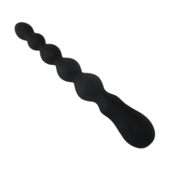 Black Silicone Extra Long Anal Bead Beads Waterproof Vibert Toy