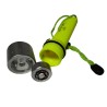 Diving Flashlight with LED Bulb Waterproof Wrist Strap Lanyard 4 Inches (Green)