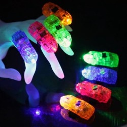 32pcs Led Party Laser Car Finger Light Beam Ring Torch