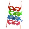12/pk Bat shape LED Light Up Sunglasses Unisex Flashing Glasses assorted color