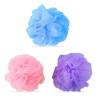 4/pk Bubbles Rich Brush Wash BATH SPONGE BALL 120G With Assorted Color